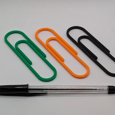 Kẹp giấy khổng lồ 3D (Giant Paperclip) - Phụ kiện độc đáo