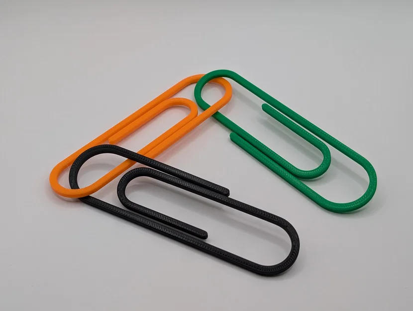 Kẹp giấy khổng lồ 3D (Giant Paperclip) - Phụ kiện độc đáo - Image 2