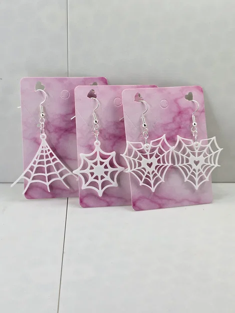 Bông Tai Mạng Nhện (Spider Web Earrings) - Image 1