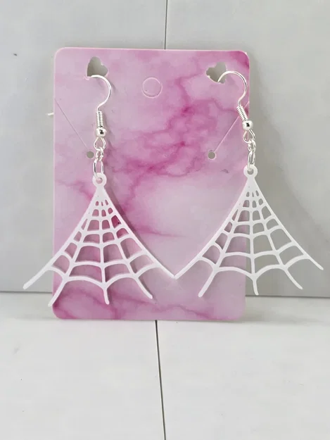 Bông Tai Mạng Nhện (Spider Web Earrings) - Image 4