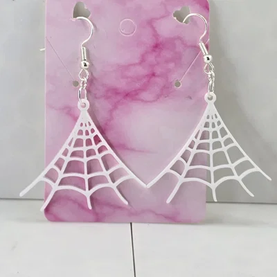 Bông Tai Mạng Nhện (Spider Web Earrings)