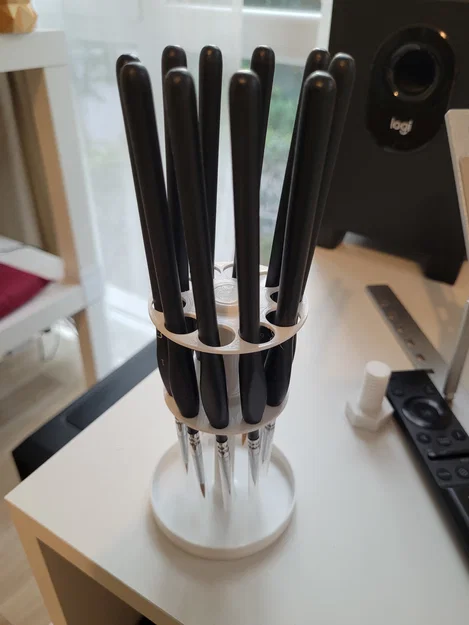 Giá Đỡ/Sấy Cọ Dọc (10 cây) - Vertical Brush Holder/Dryer (10x) - Image 1