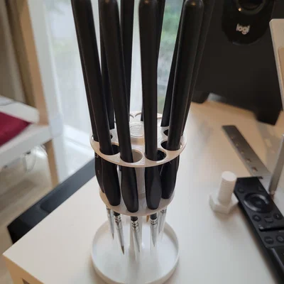 Giá Đỡ/Sấy Cọ Dọc (10 cây) - Vertical Brush Holder/Dryer (10x)