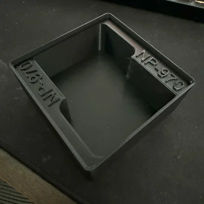 Khay Đựng Pin Sony NP-F970 Chuẩn Gridfinity 2x2 Gọn Gàng