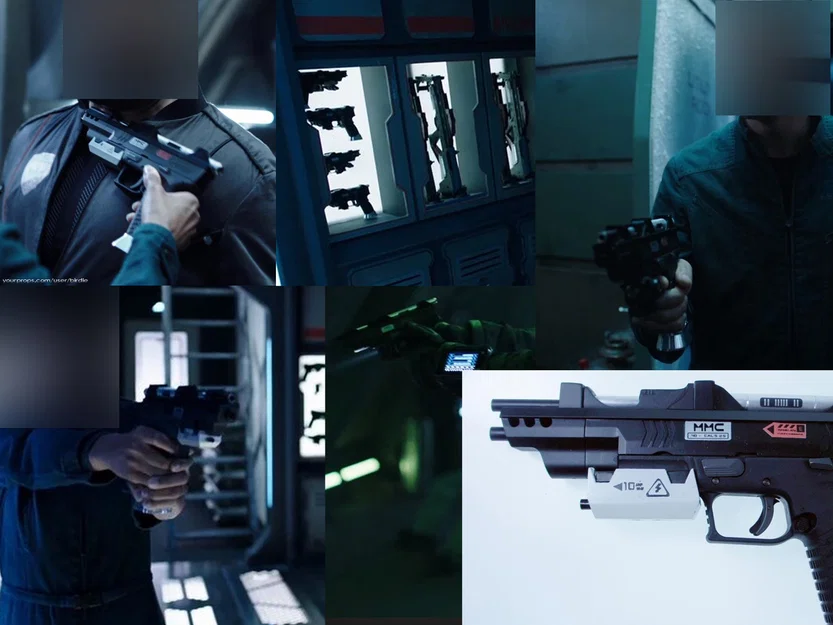 Prop súng MMC (The Expanse) (MCRN) - bản replica Martian Marine Corps - Image 10