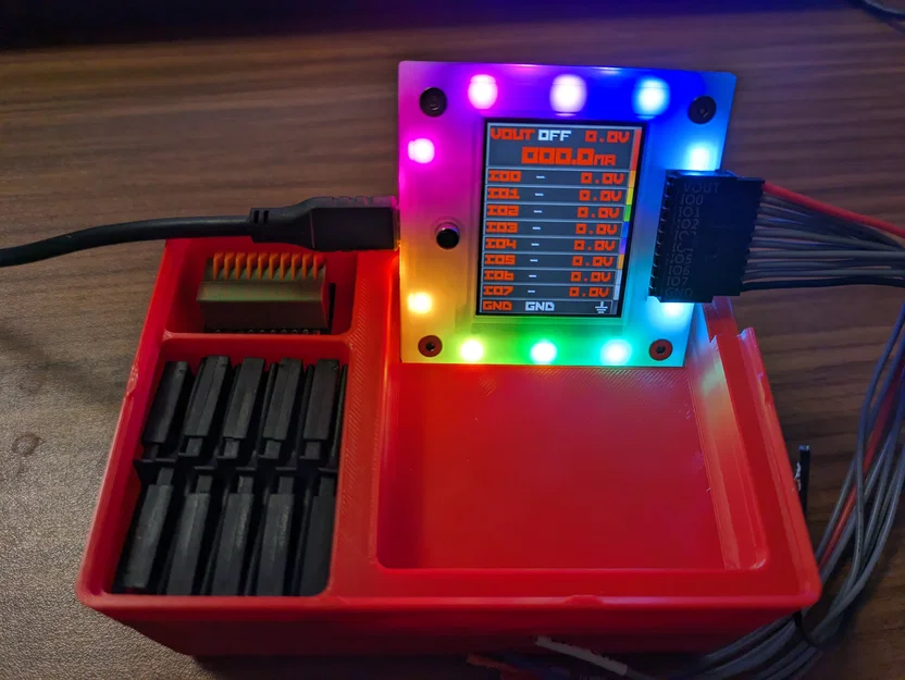 Hộp & giá đỡ Gridfinity cho Bus Pirate 5 - Image 1