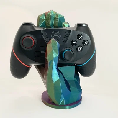 Giá Đỡ Điện Thoại & Controller Bàn Tay Low Poly – In Không Cần Support