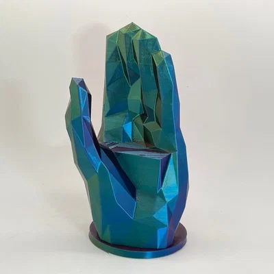 Giá Đỡ Điện Thoại & Controller Bàn Tay Low Poly – In Không Cần Support