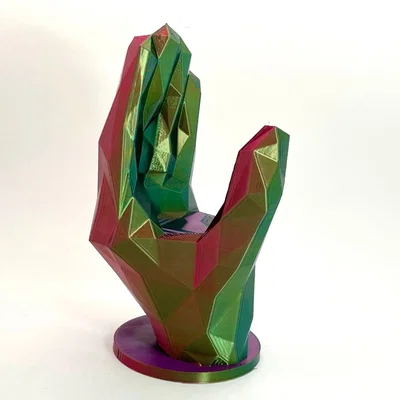 Giá Đỡ Điện Thoại & Controller Bàn Tay Low Poly – In Không Cần Support