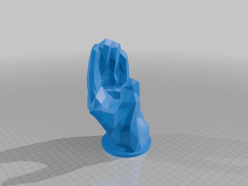 Giá Đỡ Điện Thoại & Controller Bàn Tay Low Poly – In Không Cần Support - Image 5