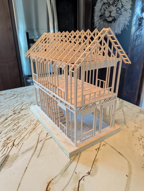 Nhà Khung Đang Thi Công Tỉ Lệ 1:25 - Image 1