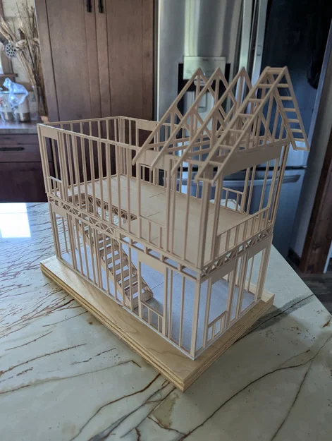 Nhà Khung Đang Thi Công Tỉ Lệ 1:25 - Image 2