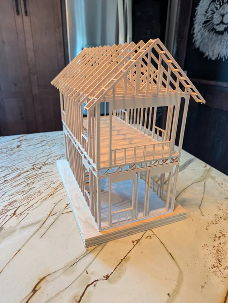 Nhà Khung Đang Thi Công Tỉ Lệ 1:25 - Image 3