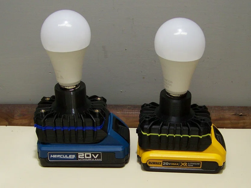 Đèn dùng pin DeWalt/Hercules (Harbor Freight) cho bóng LED 12V–24V - Image 1