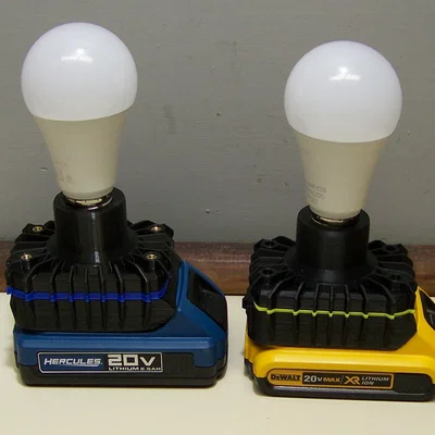 Đèn dùng pin DeWalt/Hercules (Harbor Freight) cho bóng LED 12V–24V