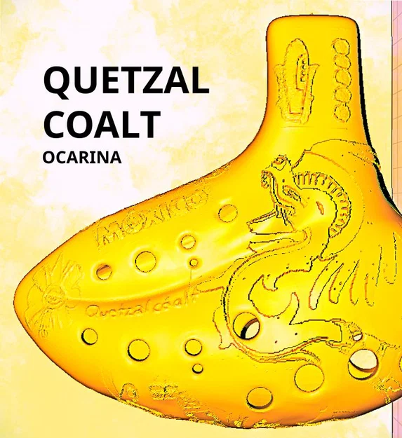 Ocarina Quetzalcóatl - Double chamber (REMIXED EDITION) - Image 1