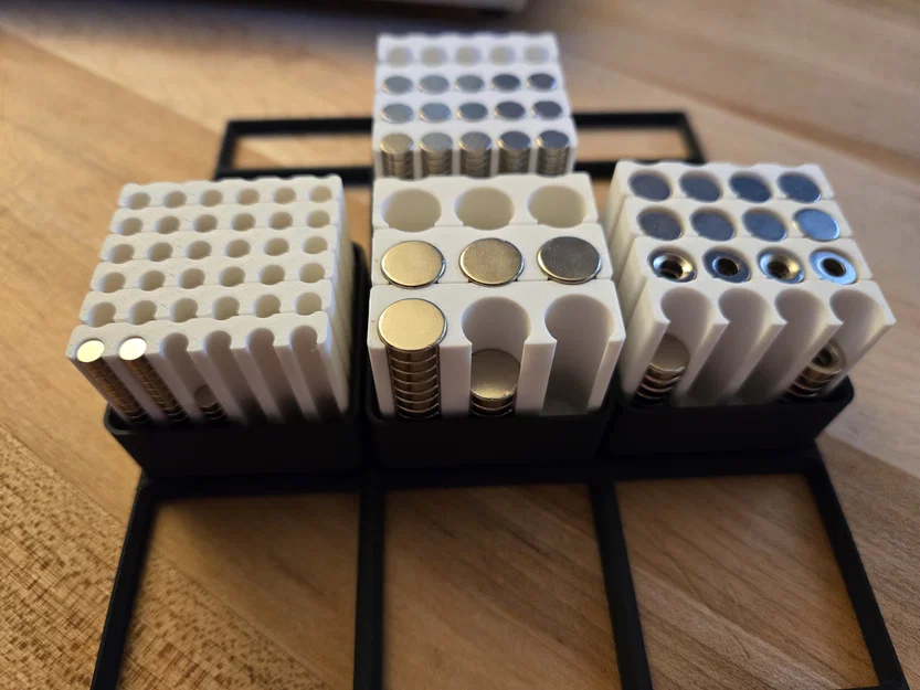 Khay Giữ Nam Châm Gridfinity (Gridfinity Magnet Holders) - Image 1