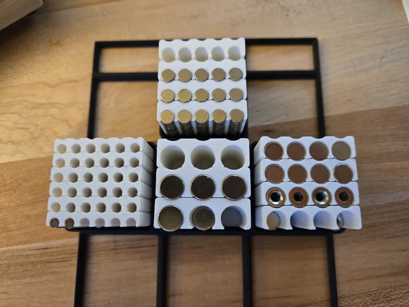 Khay Giữ Nam Châm Gridfinity (Gridfinity Magnet Holders) - Image 4