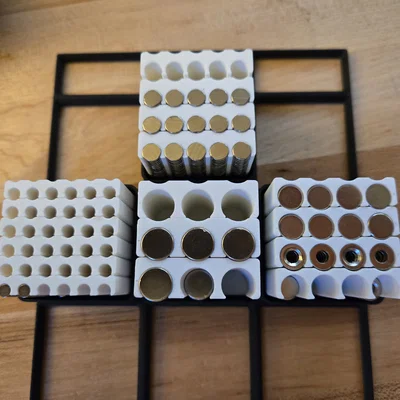 Khay Giữ Nam Châm Gridfinity (Gridfinity Magnet Holders)