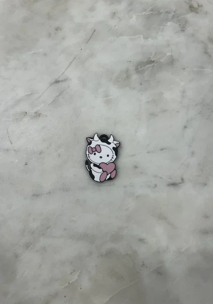 Móc khóa Hello Kitty phiên bản bò sữa đáng yêu - File in 3D - Image 4