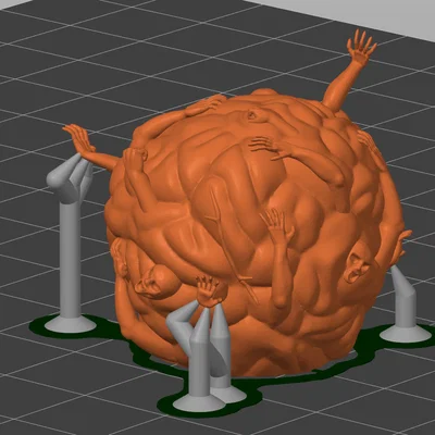 Frosthaven Summons: Flesh Bomb – Mẫu proxy để in 3D