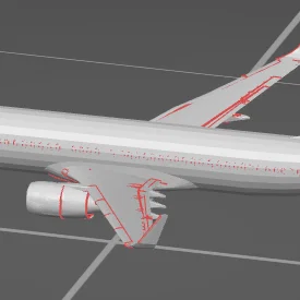 Mô hình máy bay Boeing 737 in 3D đẹp mắt - File STL chất lượng