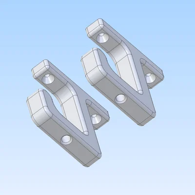 Bộ móc treo xe đạp gắn tường và trần nhà bằng in 3D cực kỳ chắc chắn