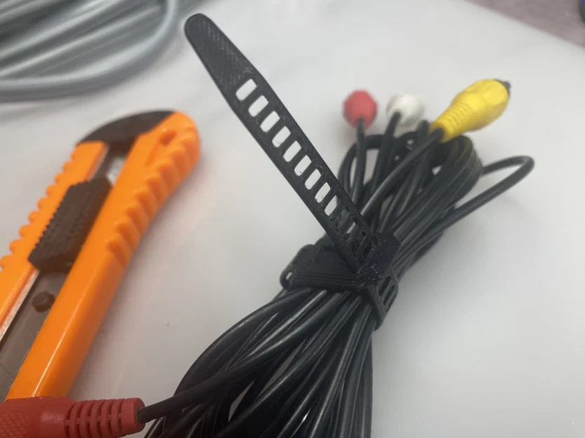 Dây rút tái sử dụng bản mới cải tiến – 4 chiều dài, có batch, PETG khuyên dùng (PLA OK) v2.0 - Image 1