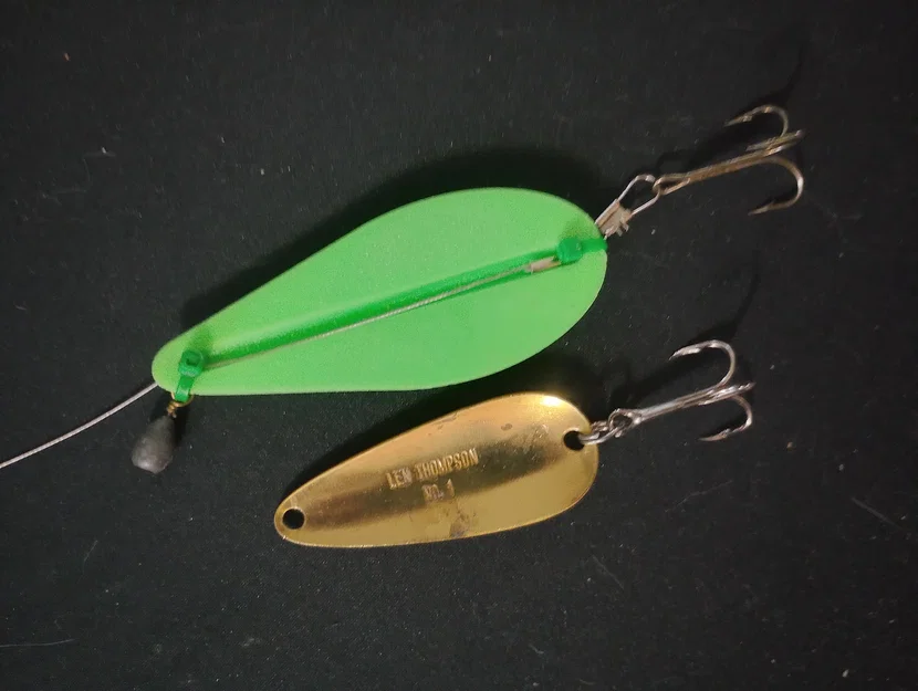 Mồi câu cá dạng thìa 3D (Spoon Lure) tùy chỉnh với OpenSCAD - Image 1