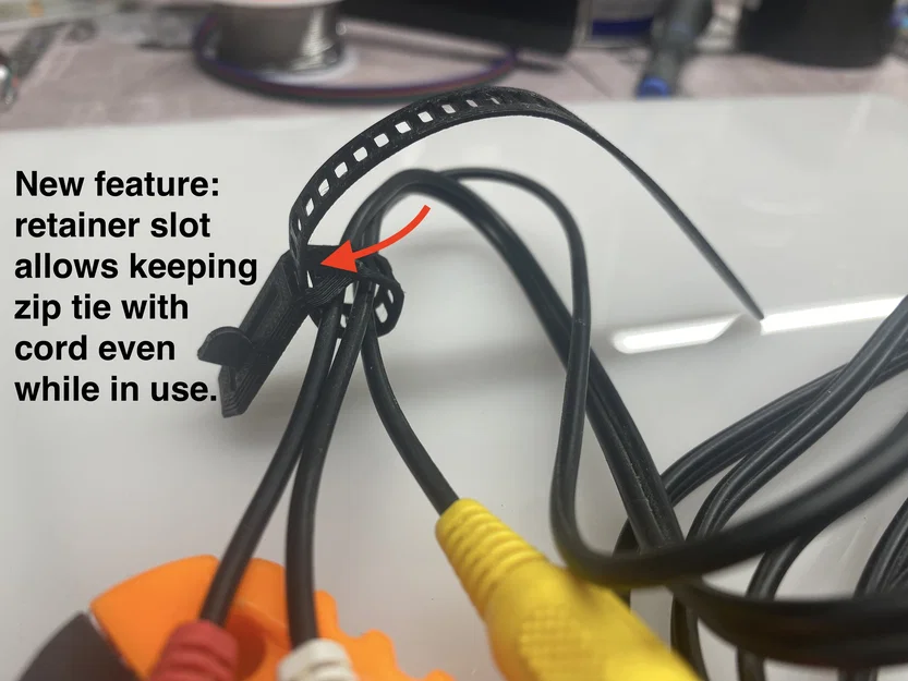 Dây rút tái sử dụng bản mới cải tiến – 4 chiều dài, có batch, PETG khuyên dùng (PLA OK) v2.0 - Image 6