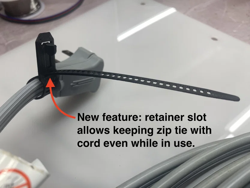 Dây rút tái sử dụng bản mới cải tiến – 4 chiều dài, có batch, PETG khuyên dùng (PLA OK) v2.0 - Image 12