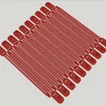 Dây rút tái sử dụng bản mới cải tiến – 4 chiều dài, có batch, PETG khuyên dùng (PLA OK) v2.0 - Thumbnail 16