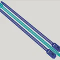 Dây rút tái sử dụng bản mới cải tiến – 4 chiều dài, có batch, PETG khuyên dùng (PLA OK) v2.0 - Thumbnail 18