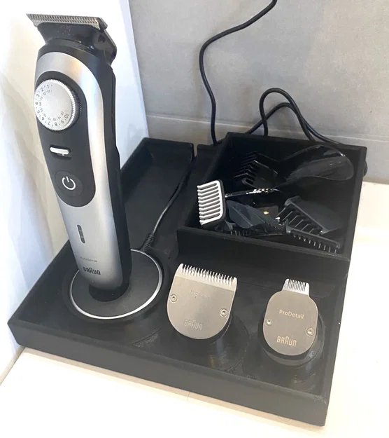 Khay/giá đỡ máy tỉa râu Braun Series 9 (Beard trimmer tray/holder) - Image 1