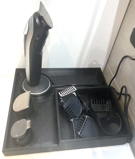 Khay/giá đỡ máy tỉa râu Braun Series 9 (Beard trimmer tray/holder) - Image 2