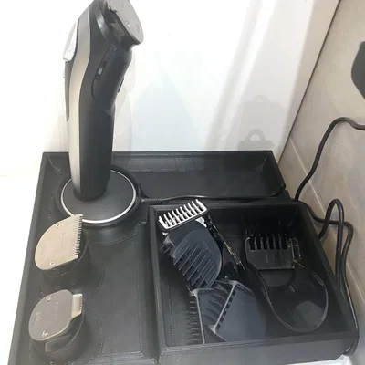 Khay/giá đỡ máy tỉa râu Braun Series 9 (Beard trimmer tray/holder)