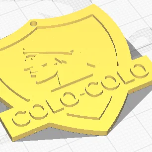 Mô hình huy hiệu câu lạc bộ bóng đá Colo-Colo in 3D cực đẹp
