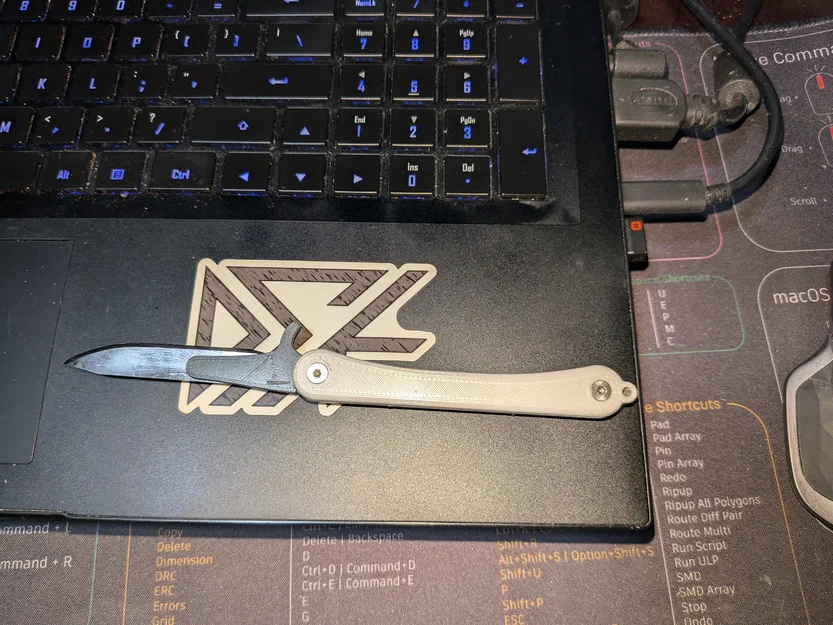 Dao mổ gấp bỏ túi | pocket scalpel knife kéo dài cho lưỡi #60 & #70 - Image 1