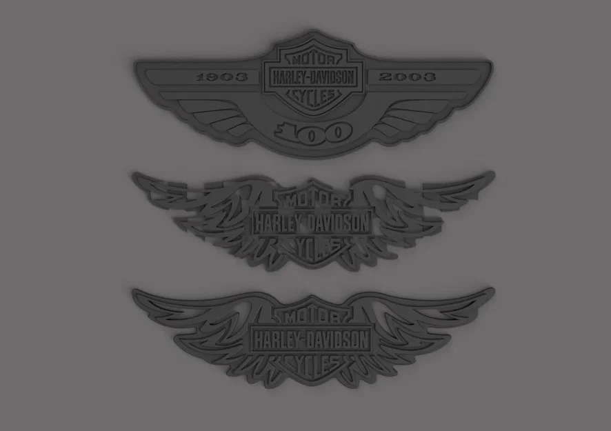 Mô hình trang trí tường American V-Twin phong cách Harley-Davidson - Image 2