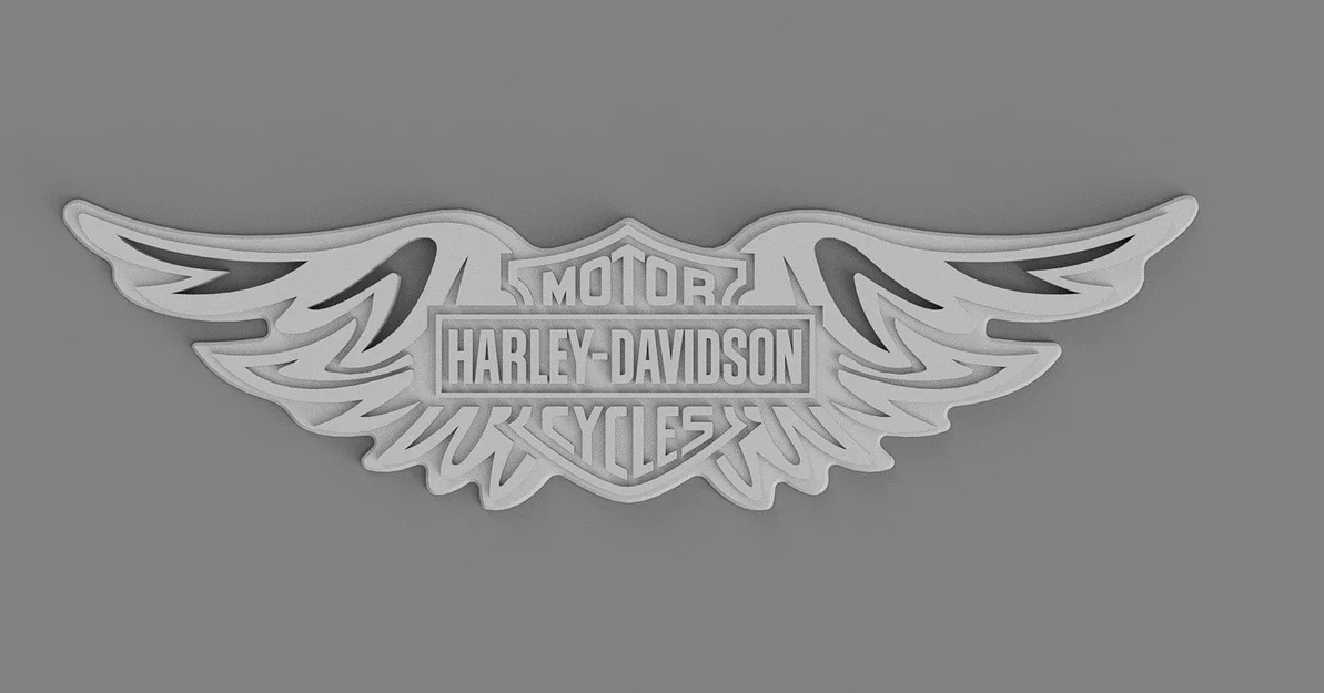 Mô hình trang trí tường American V-Twin phong cách Harley-Davidson - Image 5