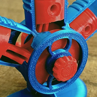 Mô hình động cơ radial W3 và Y3