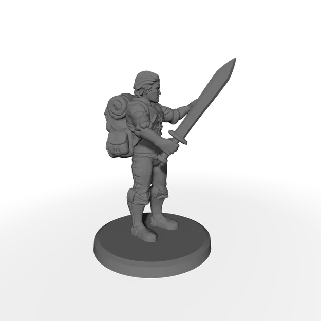 Mô hình nhân vật NPC DnD (DnD NPC's) in 3D cho trò chơi nhập vai - Image 2