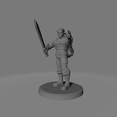 Mô hình nhân vật NPC DnD (DnD NPC's) in 3D cho trò chơi nhập vai