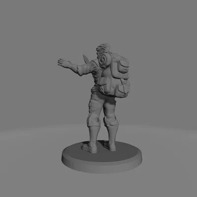 Mô hình nhân vật NPC DnD (DnD NPC's) in 3D cho trò chơi nhập vai