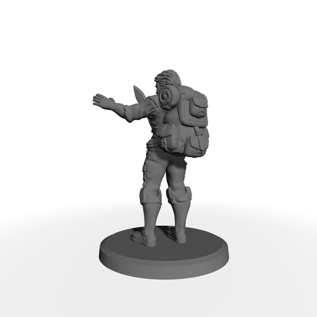 Mô hình nhân vật NPC DnD (DnD NPC's) in 3D cho trò chơi nhập vai - Image 5