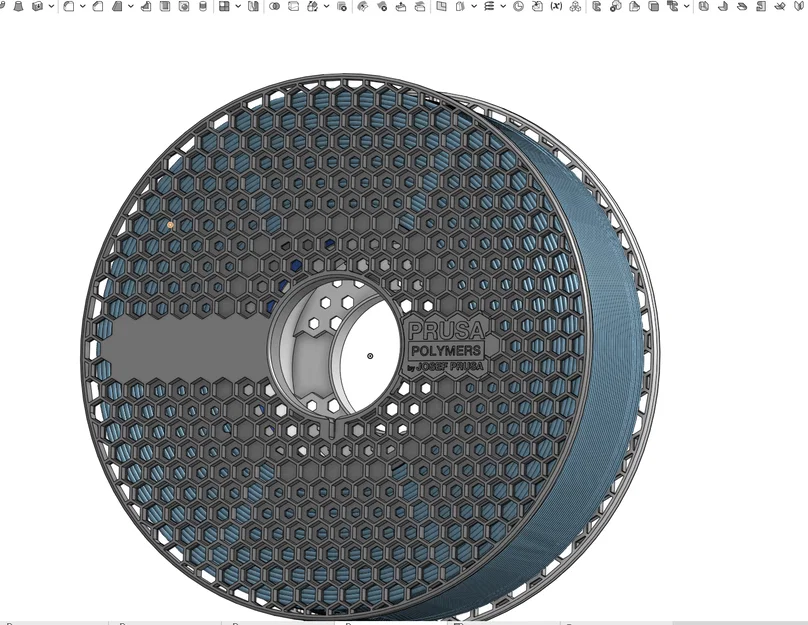 Mô hình CAD cuộn nhựa Prusament Spool chuyên dụng - Image 1
