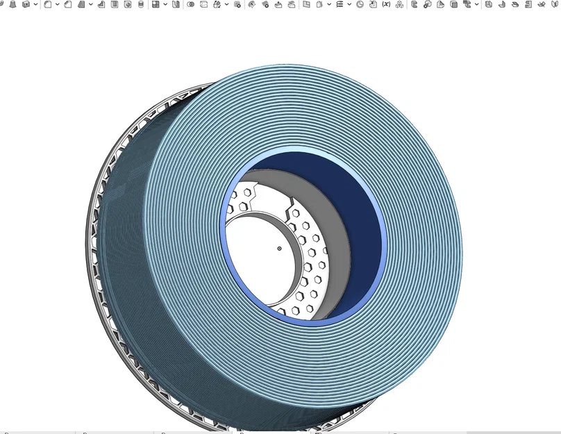 Mô hình CAD cuộn nhựa Prusament Spool chuyên dụng - Image 3