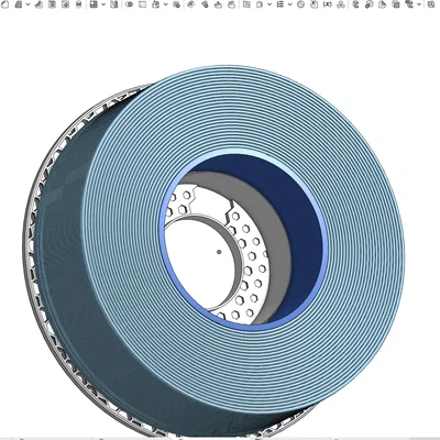 Mô hình CAD cuộn nhựa Prusament Spool chuyên dụng
