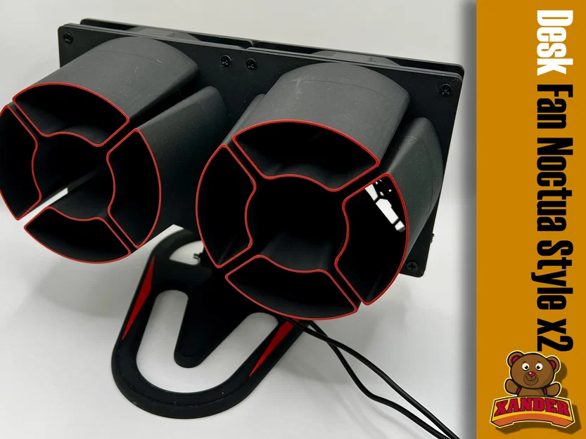 Quạt để bàn 120x240mm phong cách Noctua tự in 3D - Image 1