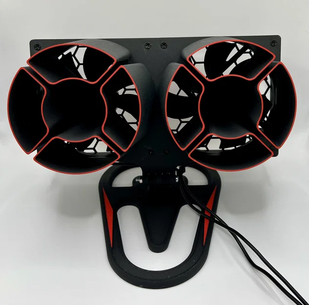 Quạt để bàn 120x240mm phong cách Noctua tự in 3D - Image 3